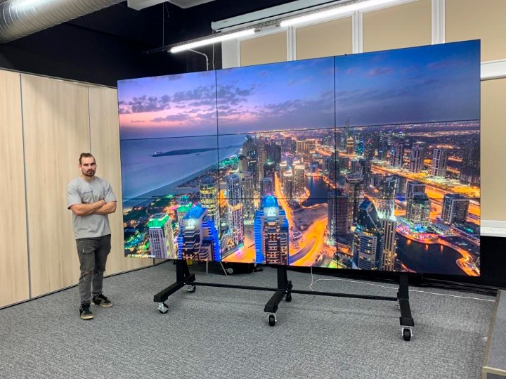 Бесшовная стена на мероприятие в гостинице