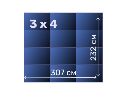 Видеостена 3х4