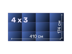 Видеостена 4х3